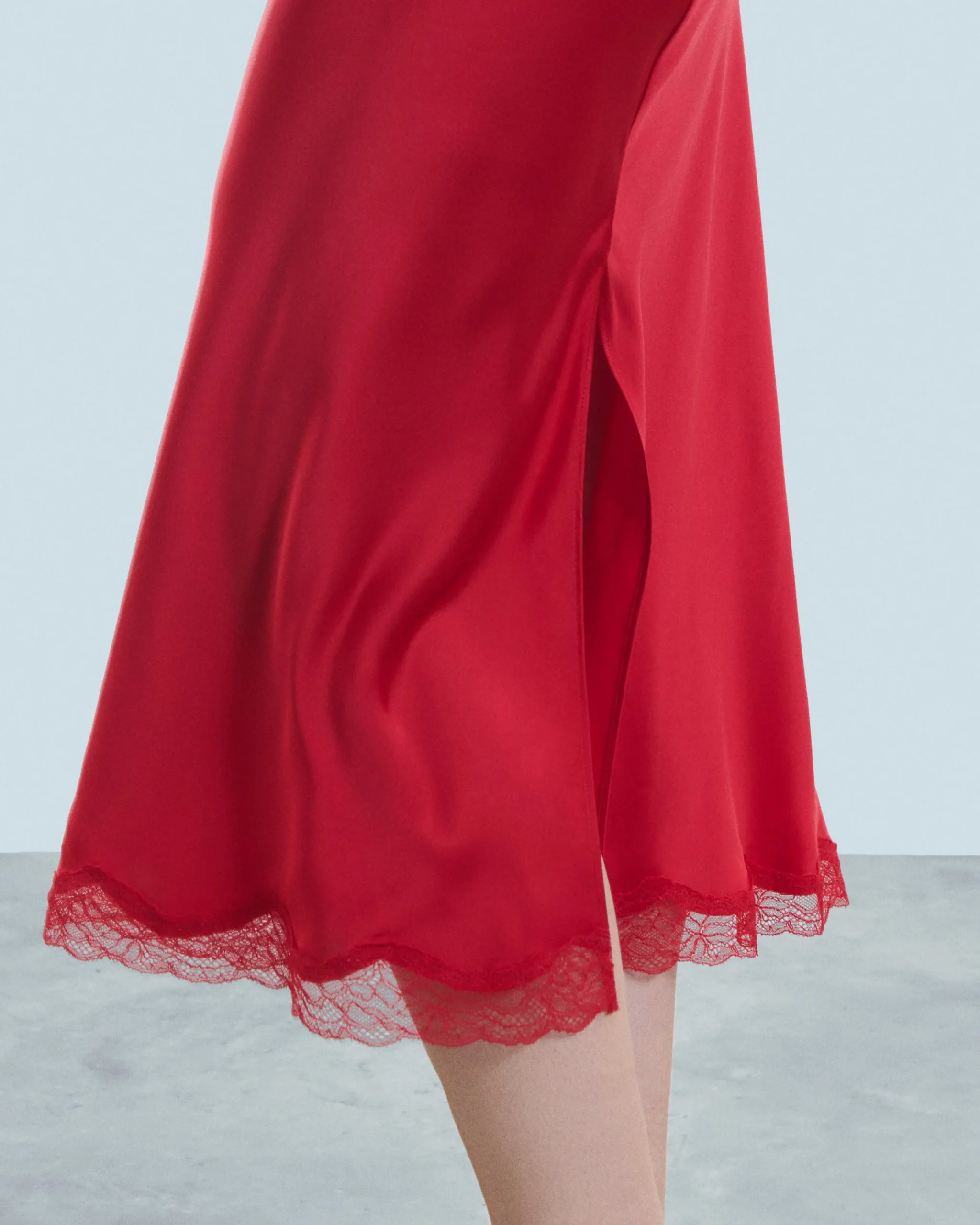 FROM FUTURE Jupe Mi-longue HotRed Sale