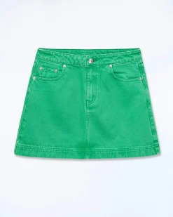 FROM FUTURE Jupe Mini TropicalGreen Hot