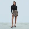 FROM FUTURE Jupe Mini Future WinterLeopard Fashion
