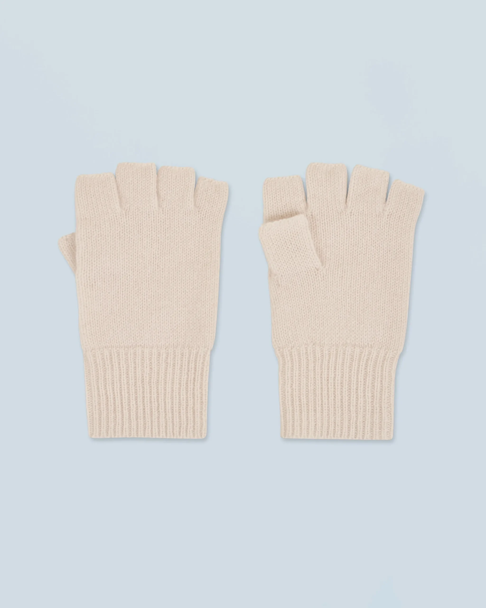 FROM FUTURE Mitaines Courtes Ecru Flash Sale