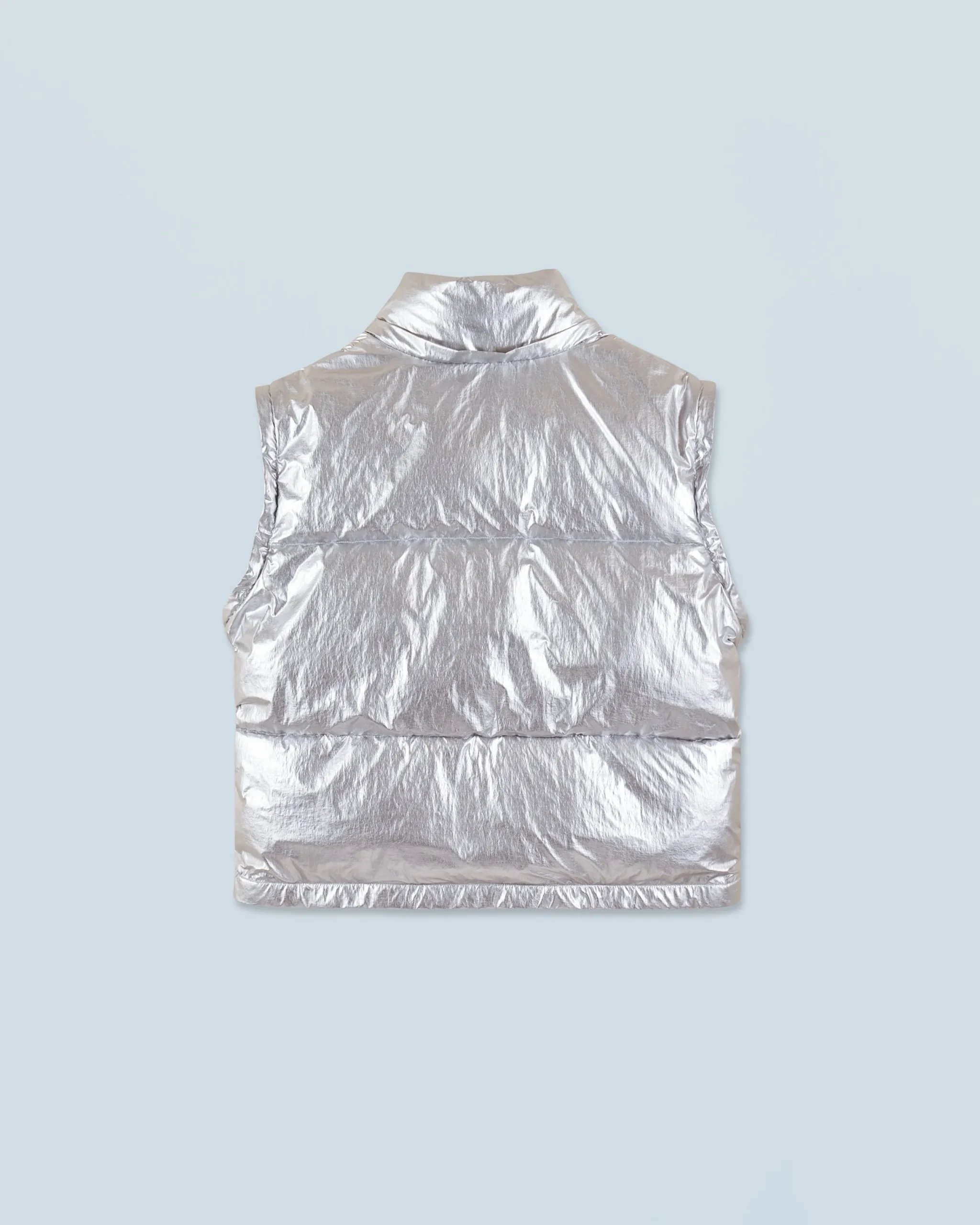 FROM FUTURE Outerwear Doudoune Craquelée Silver Clearance