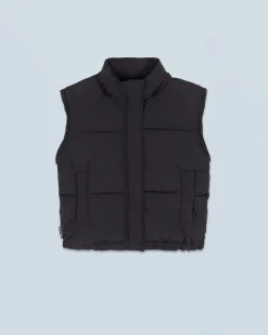FROM FUTURE Outerwear Doudoune Craquelée Noir Cheap