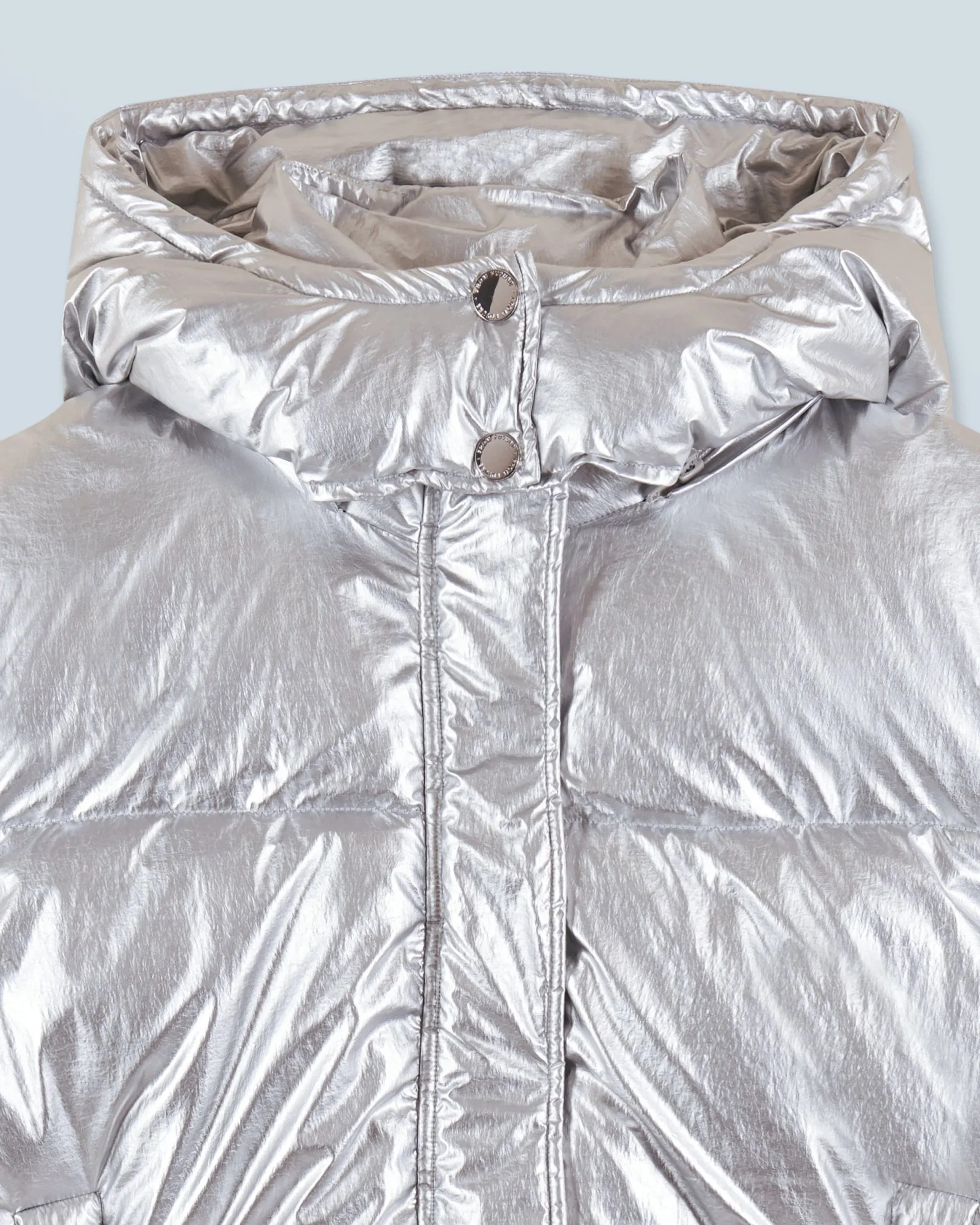 FROM FUTURE Outerwear Doudoune Craquelée Silver Clearance