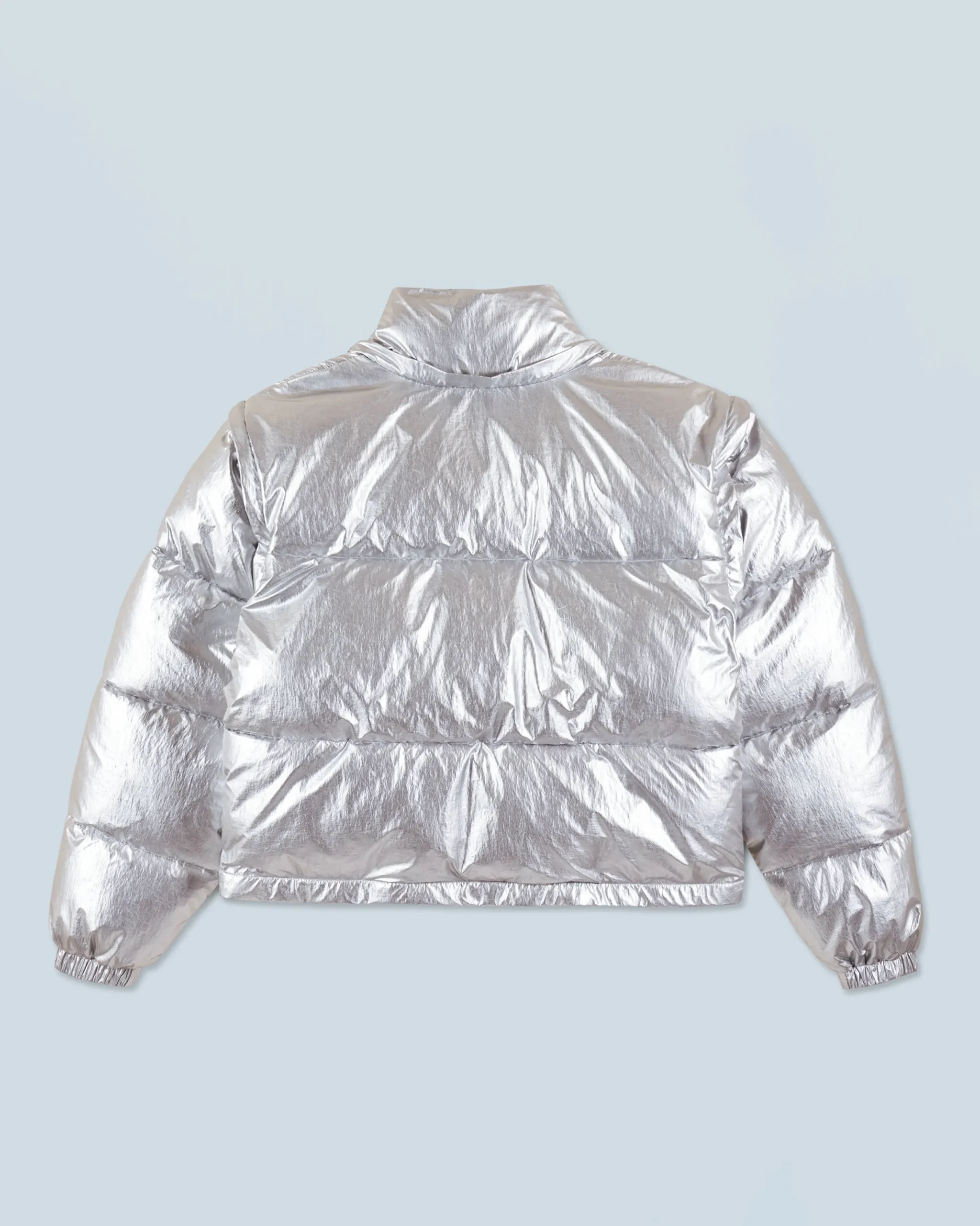 FROM FUTURE Outerwear Doudoune Craquelée Silver Clearance