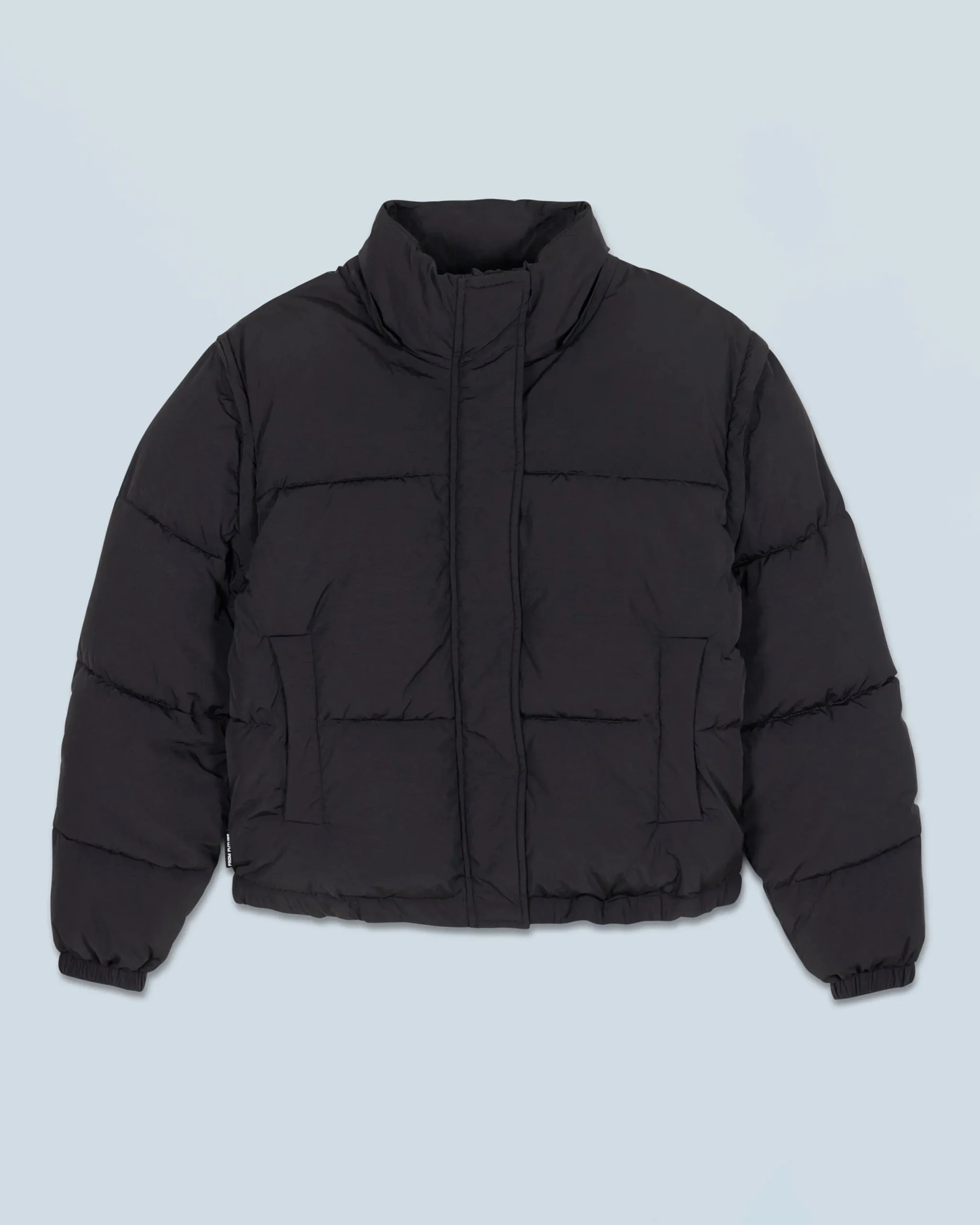 FROM FUTURE Outerwear Doudoune Craquelée Noir Cheap