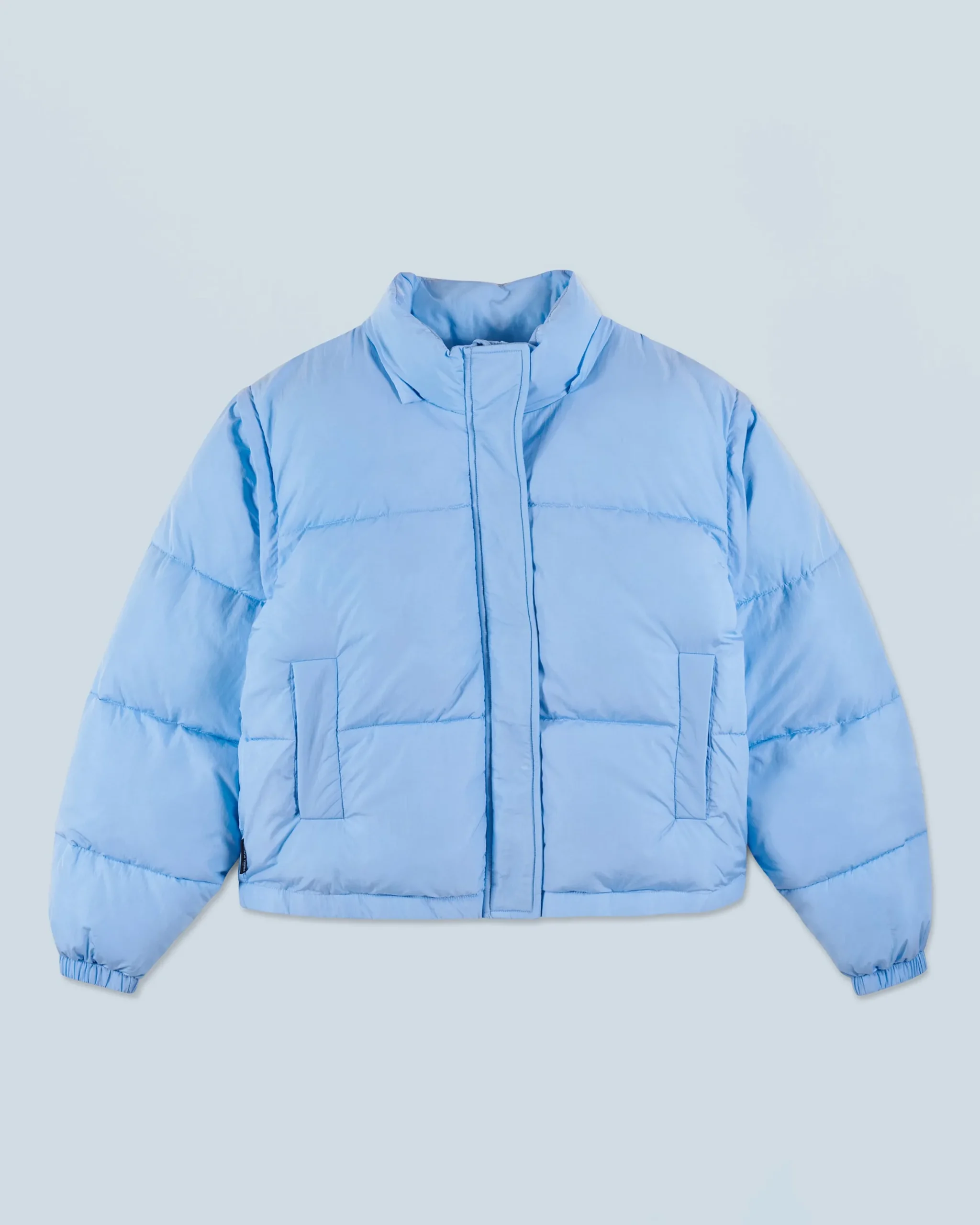 FROM FUTURE Outerwear Doudoune Craquelée BabyBlue Cheap