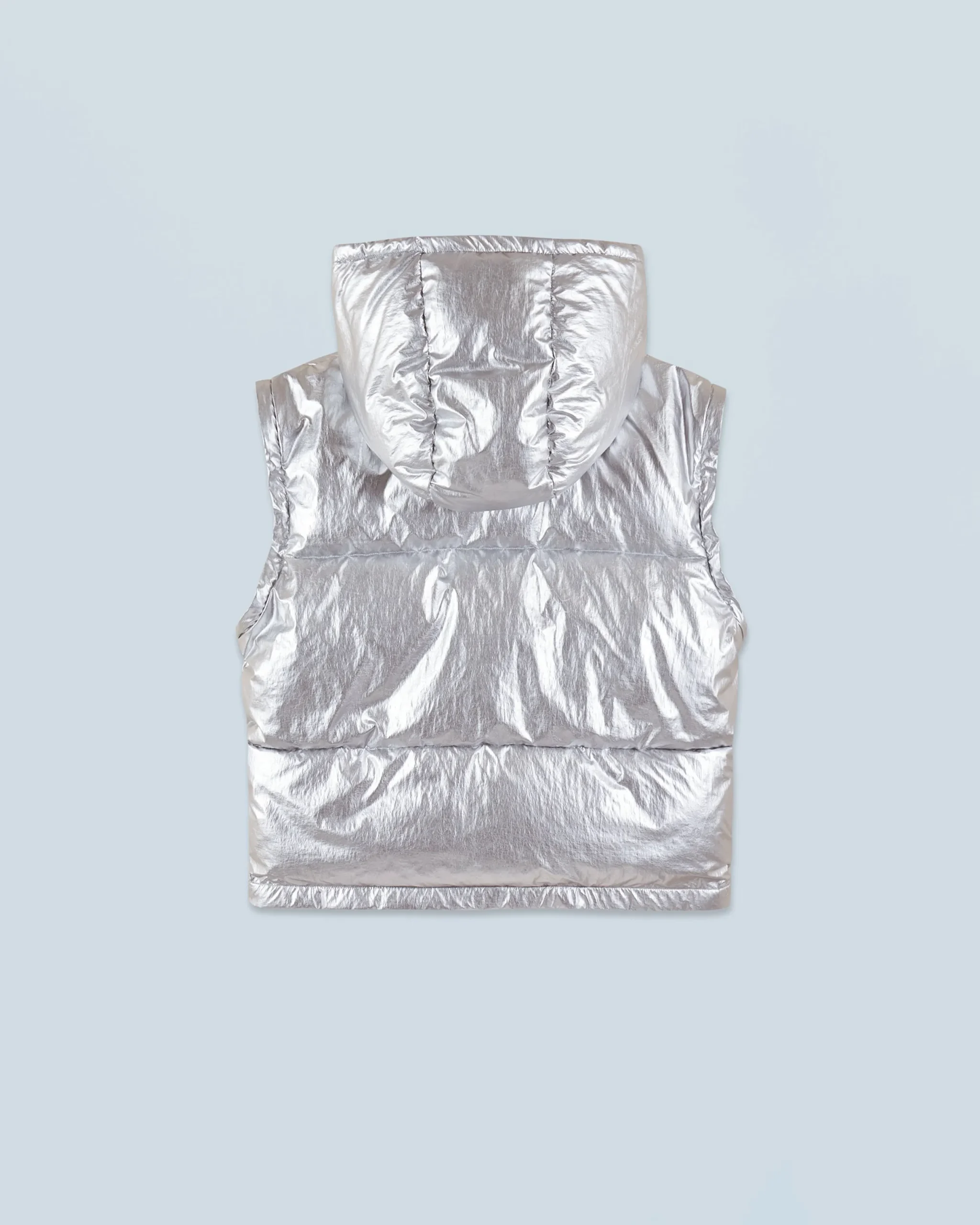 FROM FUTURE Outerwear Doudoune Craquelée Silver Clearance