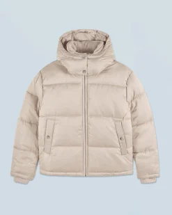 FROM FUTURE Outerwear Doudoune Doublure Cachemire Sable Discount