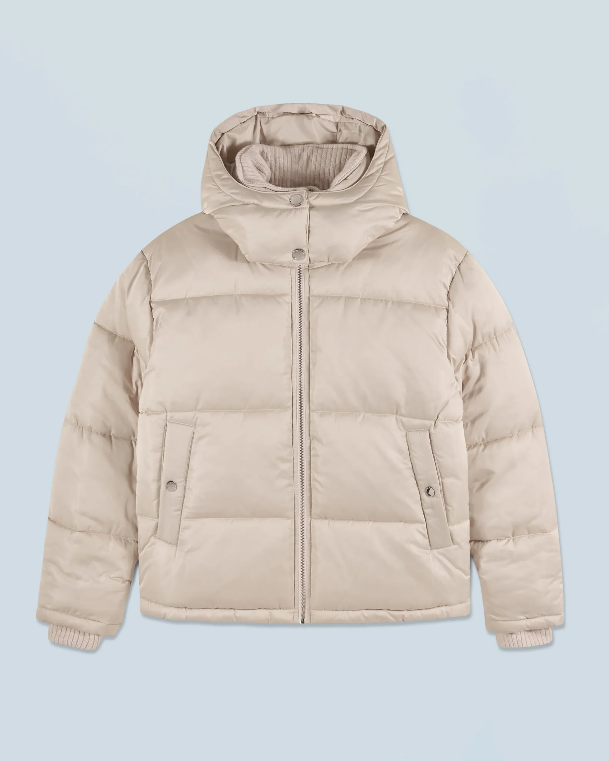 FROM FUTURE Outerwear Doudoune Doublure Cachemire Sable Discount