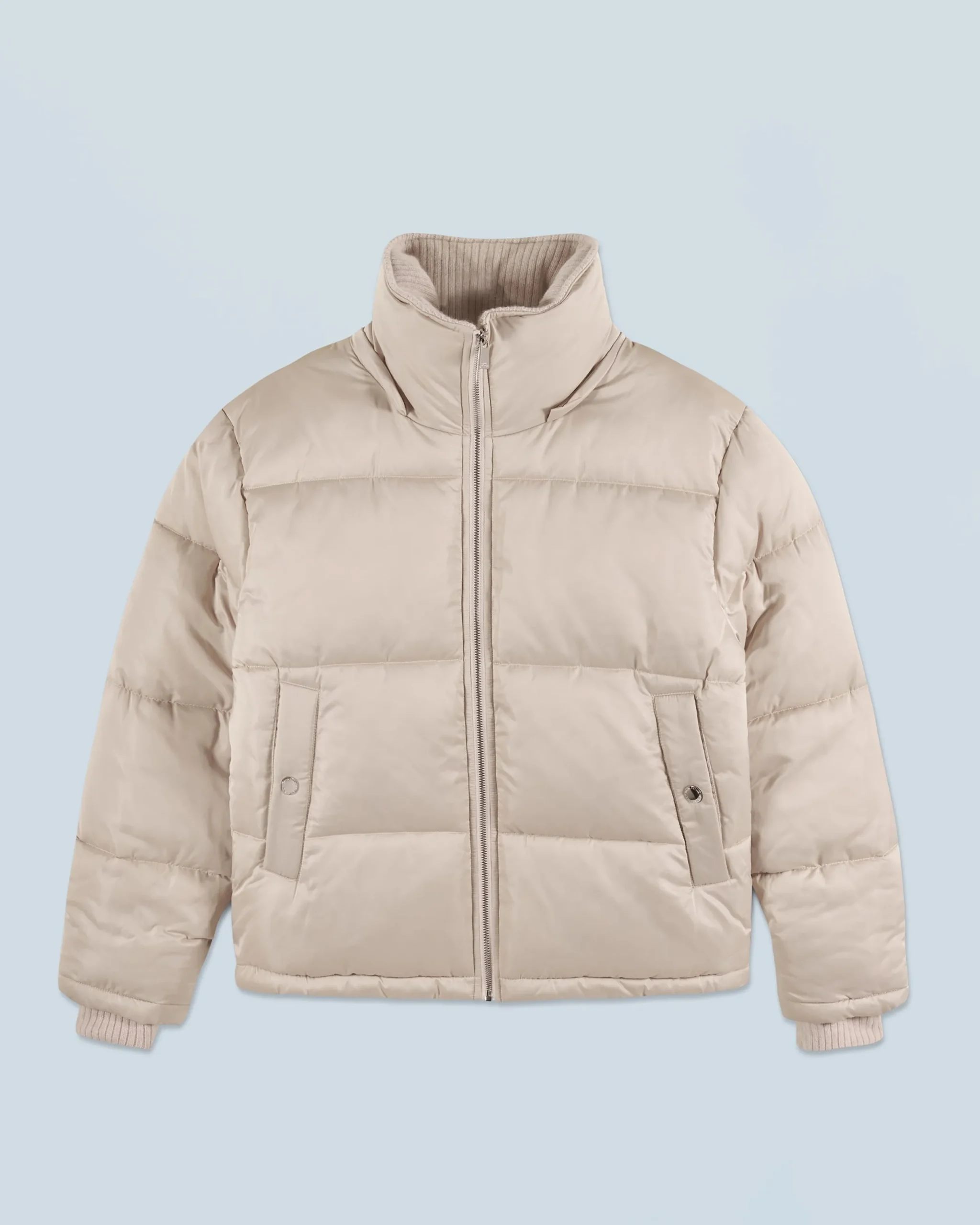FROM FUTURE Outerwear Doudoune Doublure Cachemire Sable Discount