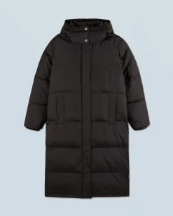 FROM FUTURE Outerwear Doudoune Longue Noir Discount