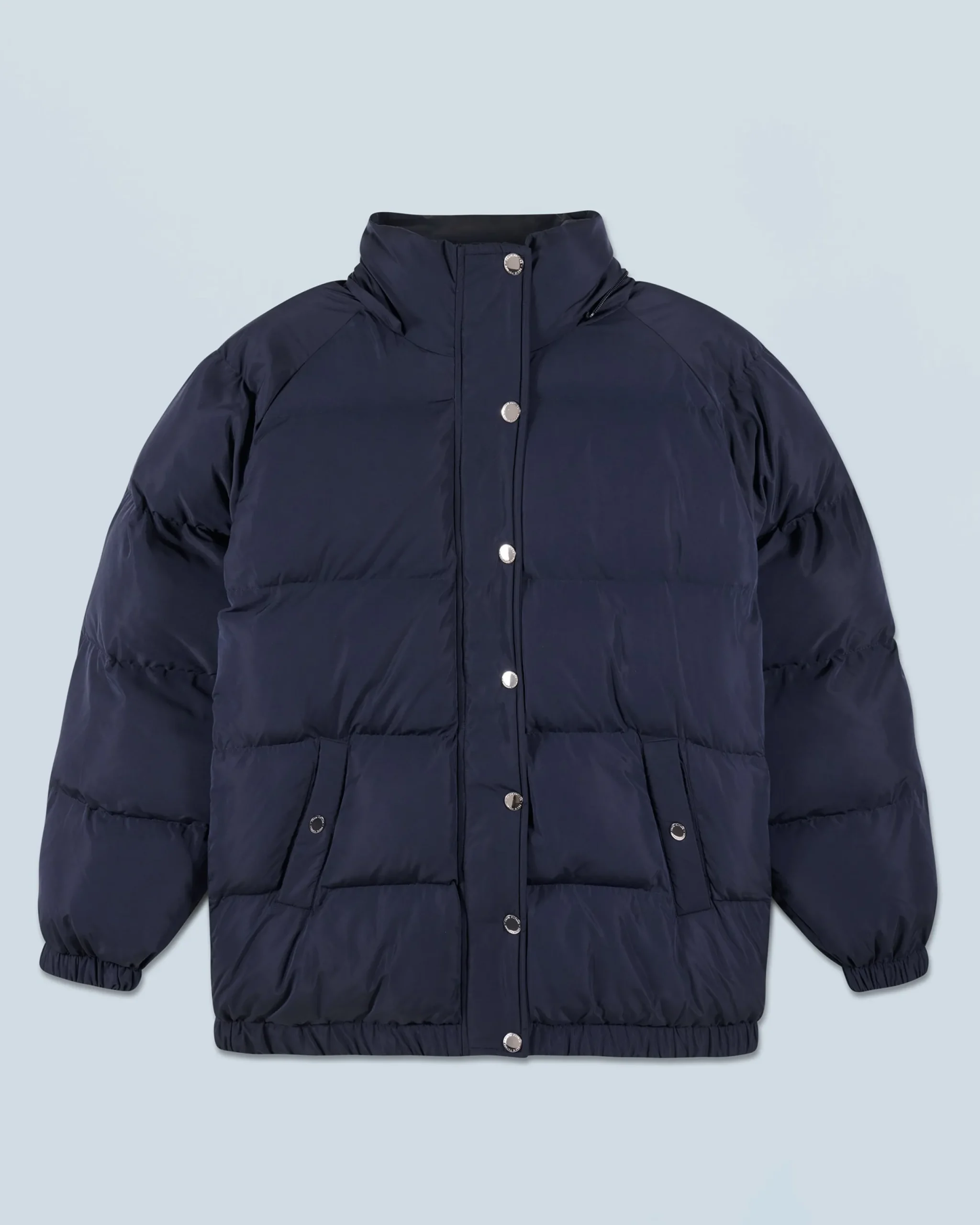 FROM FUTURE Outerwear Doudoune Mi-longue Navy Cheap