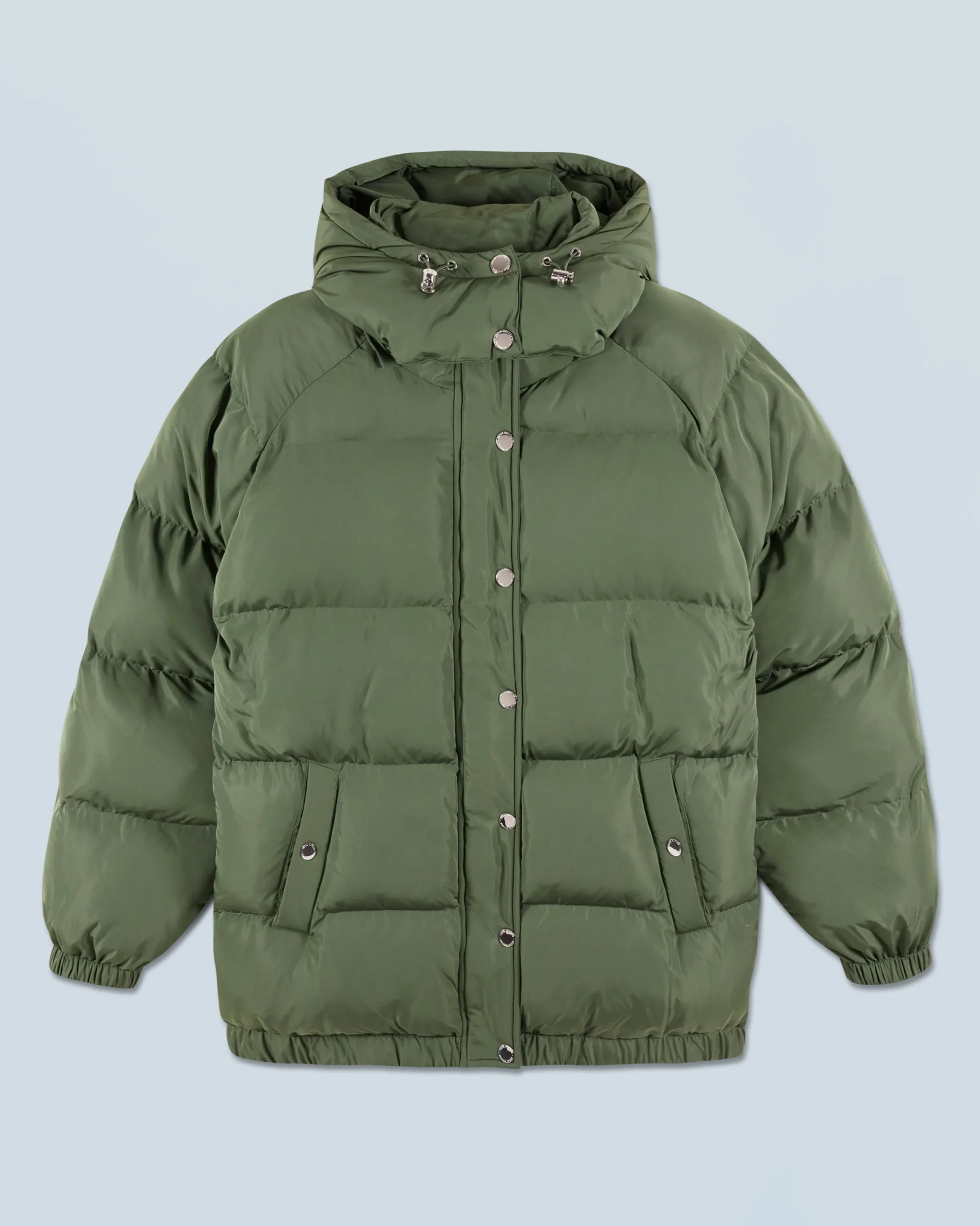 FROM FUTURE Outerwear Doudoune Mi-longue Kaki Best Sale