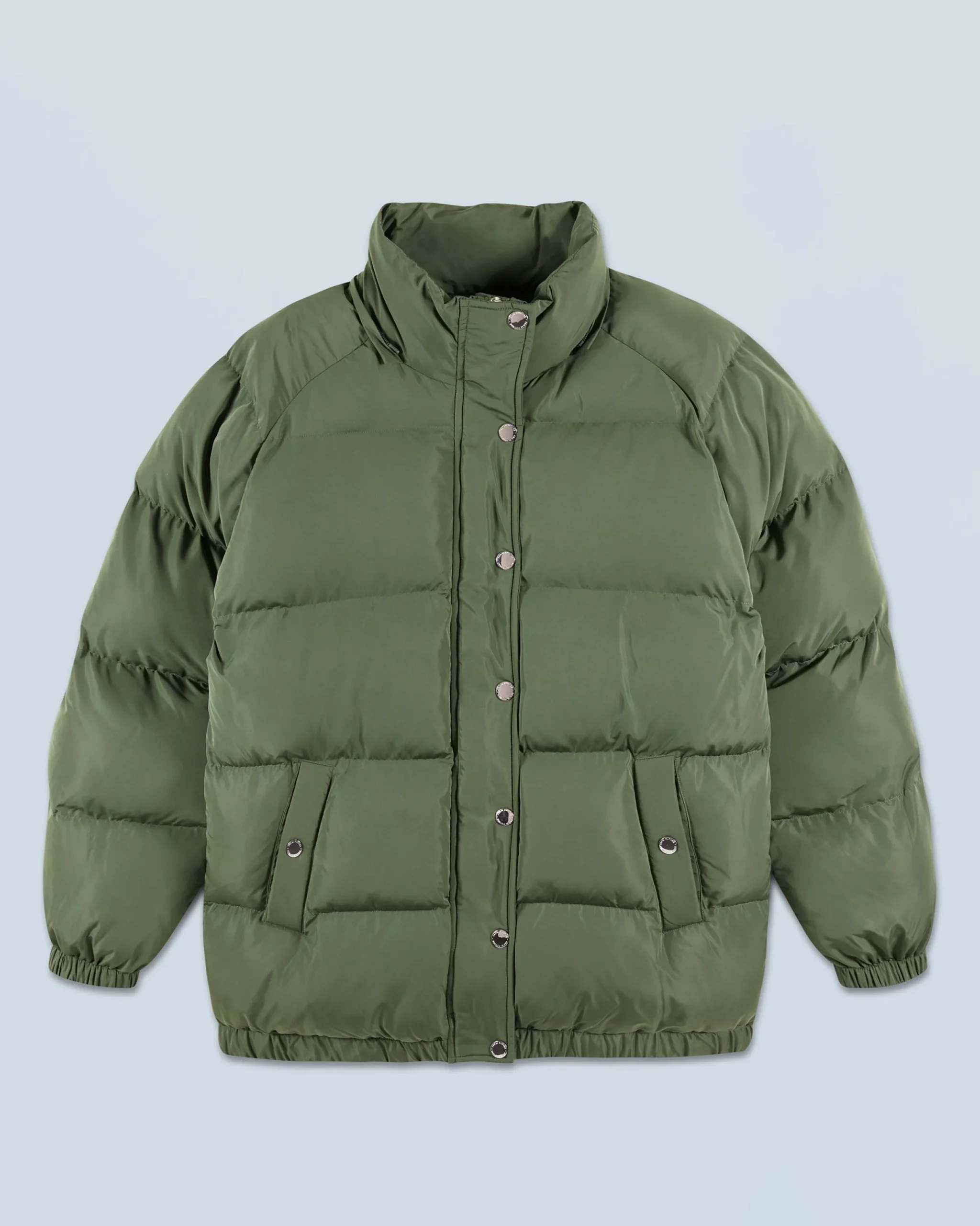 FROM FUTURE Outerwear Doudoune Mi-longue Kaki Best Sale