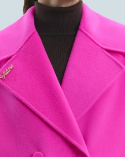 FROM FUTURE Outerwear Manteau Double Boutonnage UtopicPink Clearance