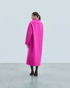 FROM FUTURE Outerwear Manteau Double Boutonnage UtopicPink Clearance