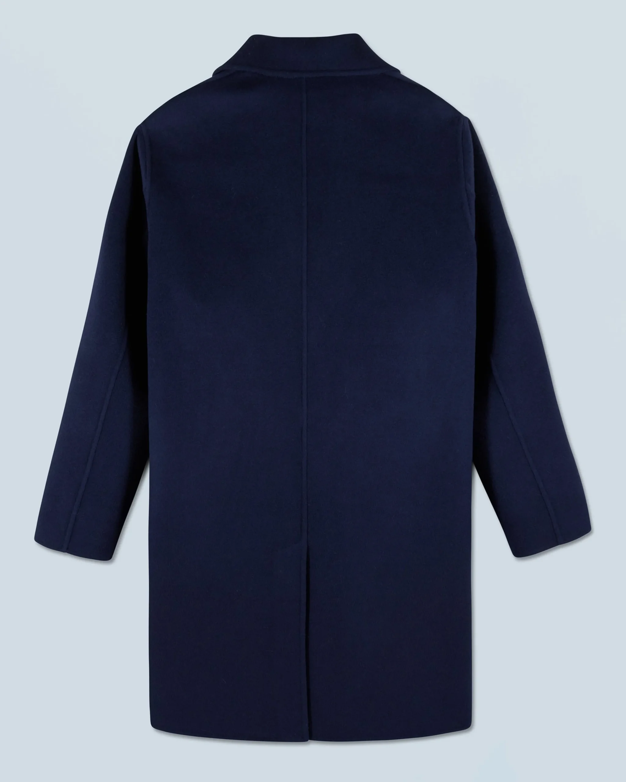 FROM FUTURE Outerwear Manteau Long Double Face Navy Outlet