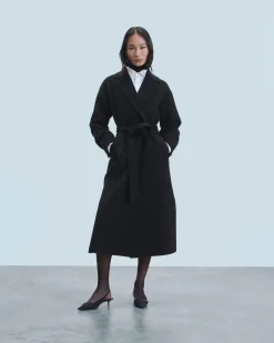 FROM FUTURE Outerwear Manteau Peig Noir New