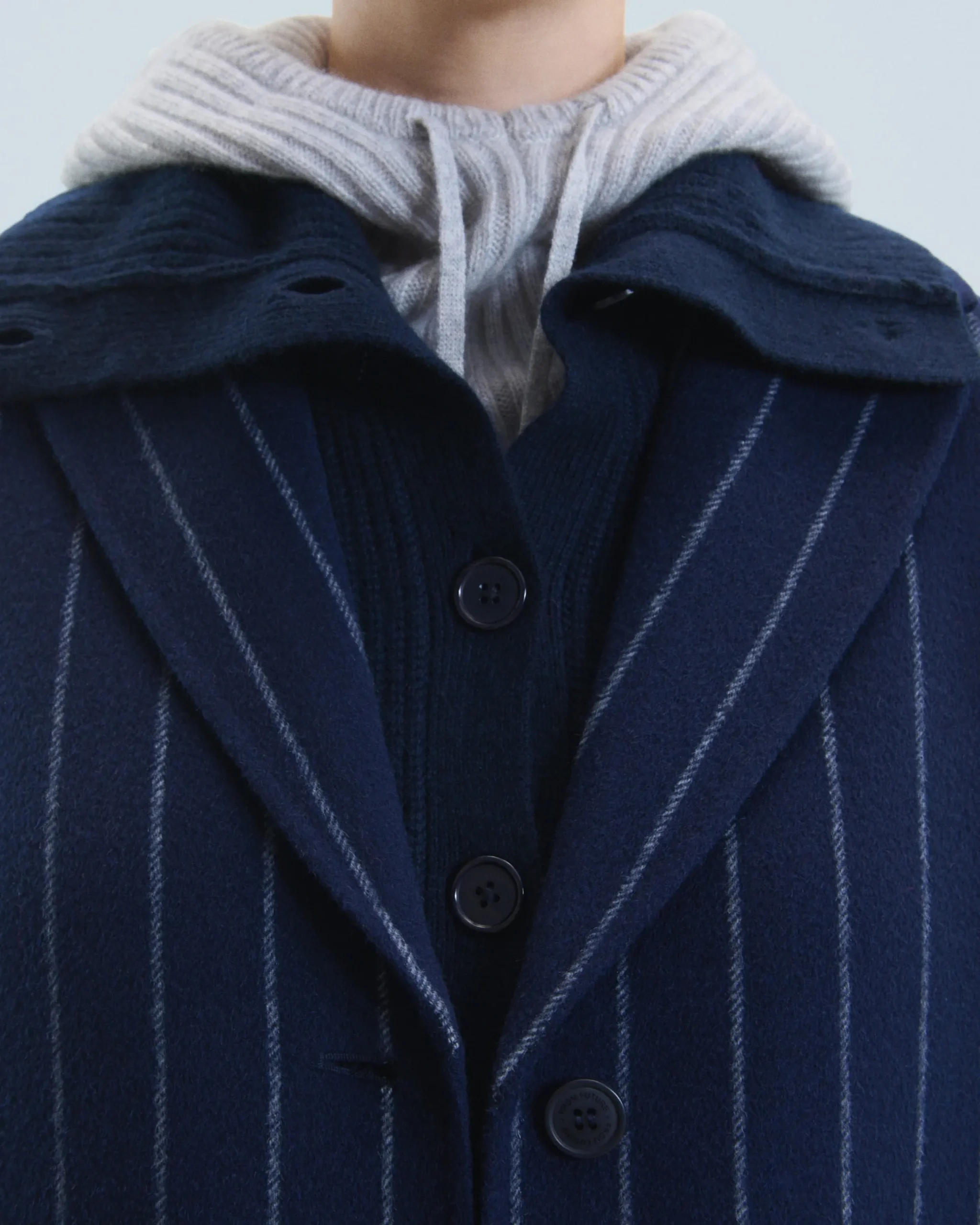 FROM FUTURE Outerwear Manteau Poches RayuresNavy Store