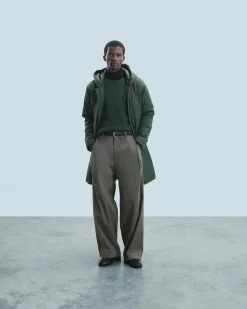 FROM FUTURE Outerwear Parka Kaki Cheap