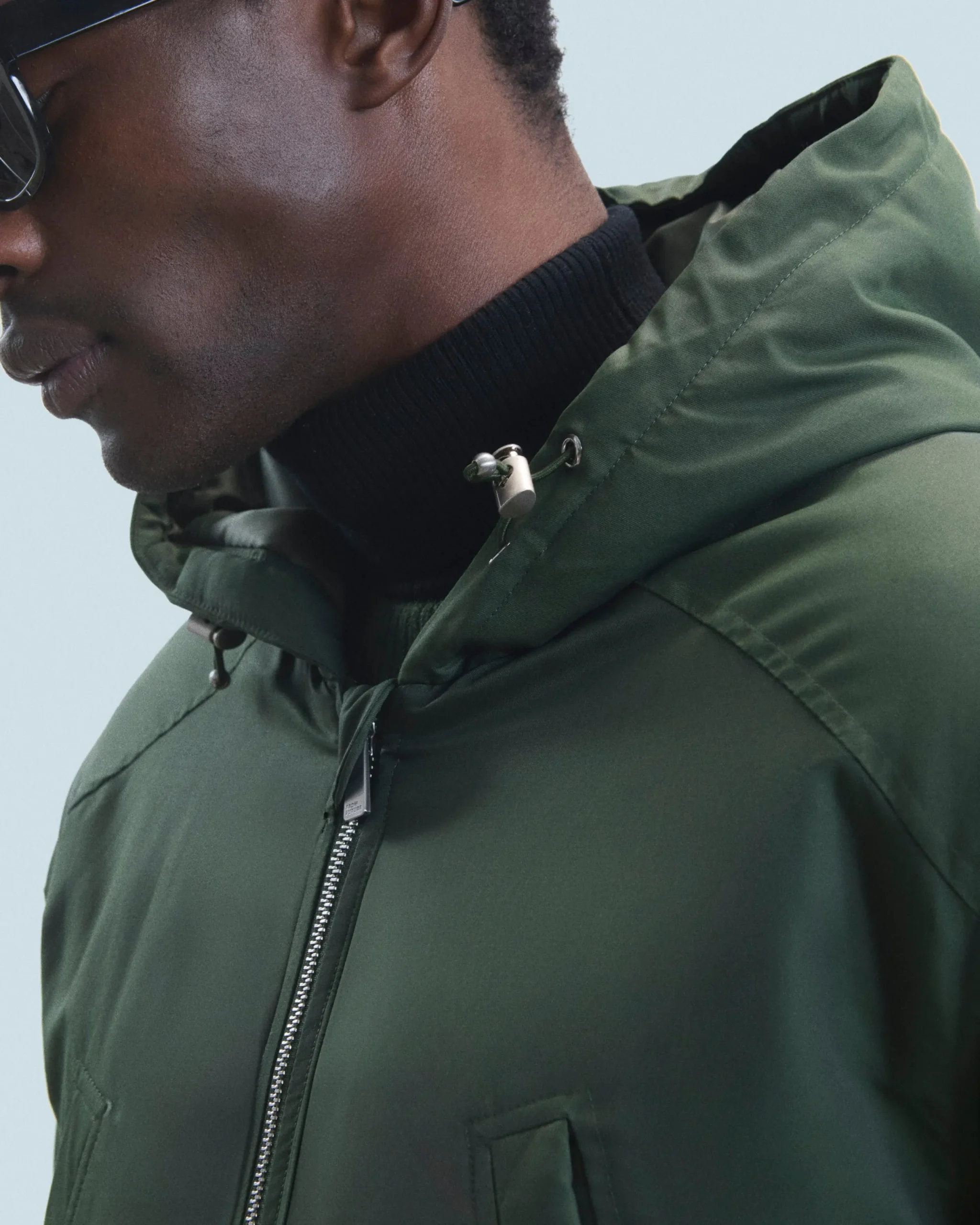 FROM FUTURE Outerwear Parka Kaki Cheap