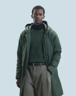 FROM FUTURE Outerwear Parka Kaki Cheap