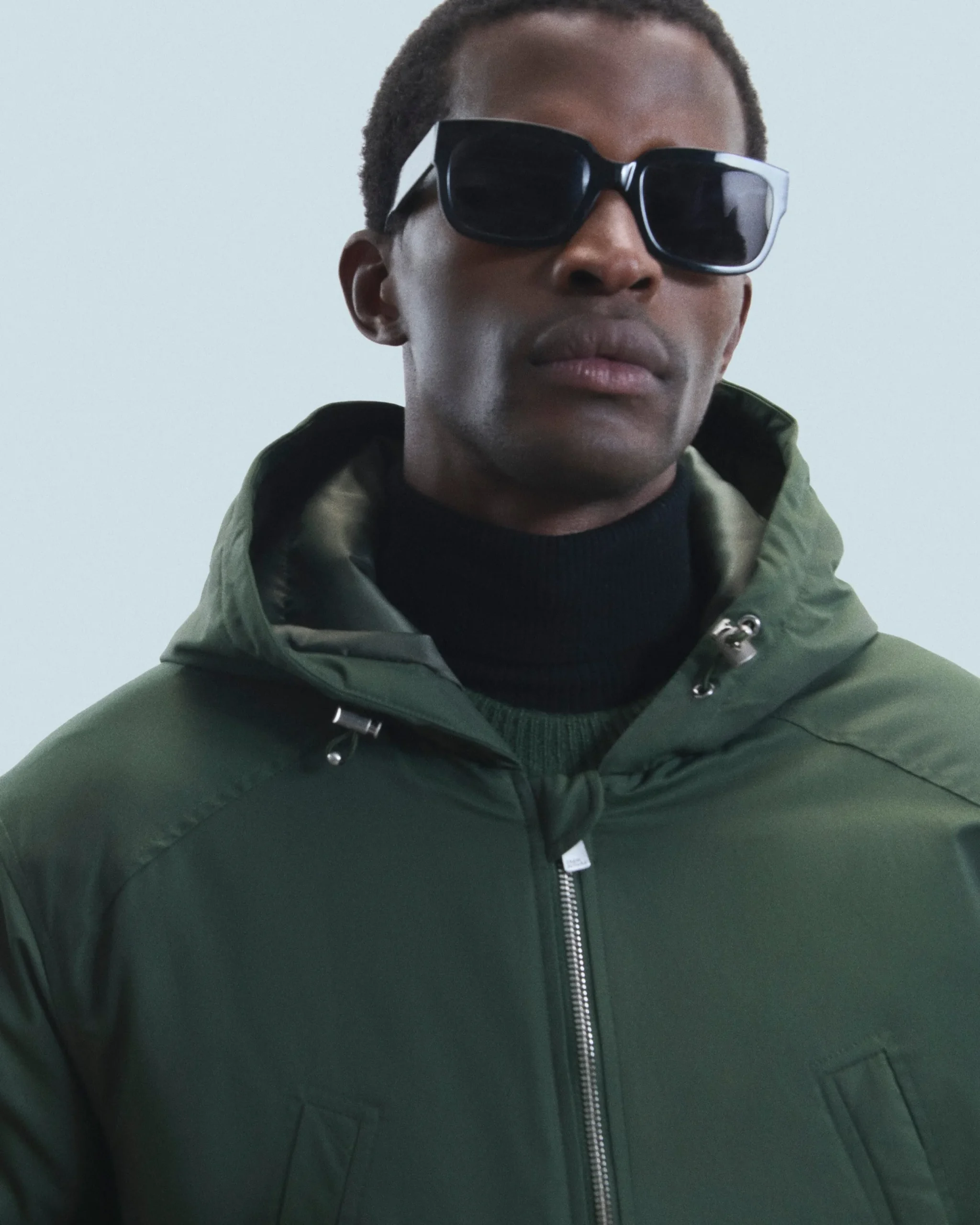 FROM FUTURE Outerwear Parka Kaki Cheap