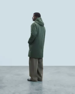 FROM FUTURE Outerwear Parka Kaki Cheap