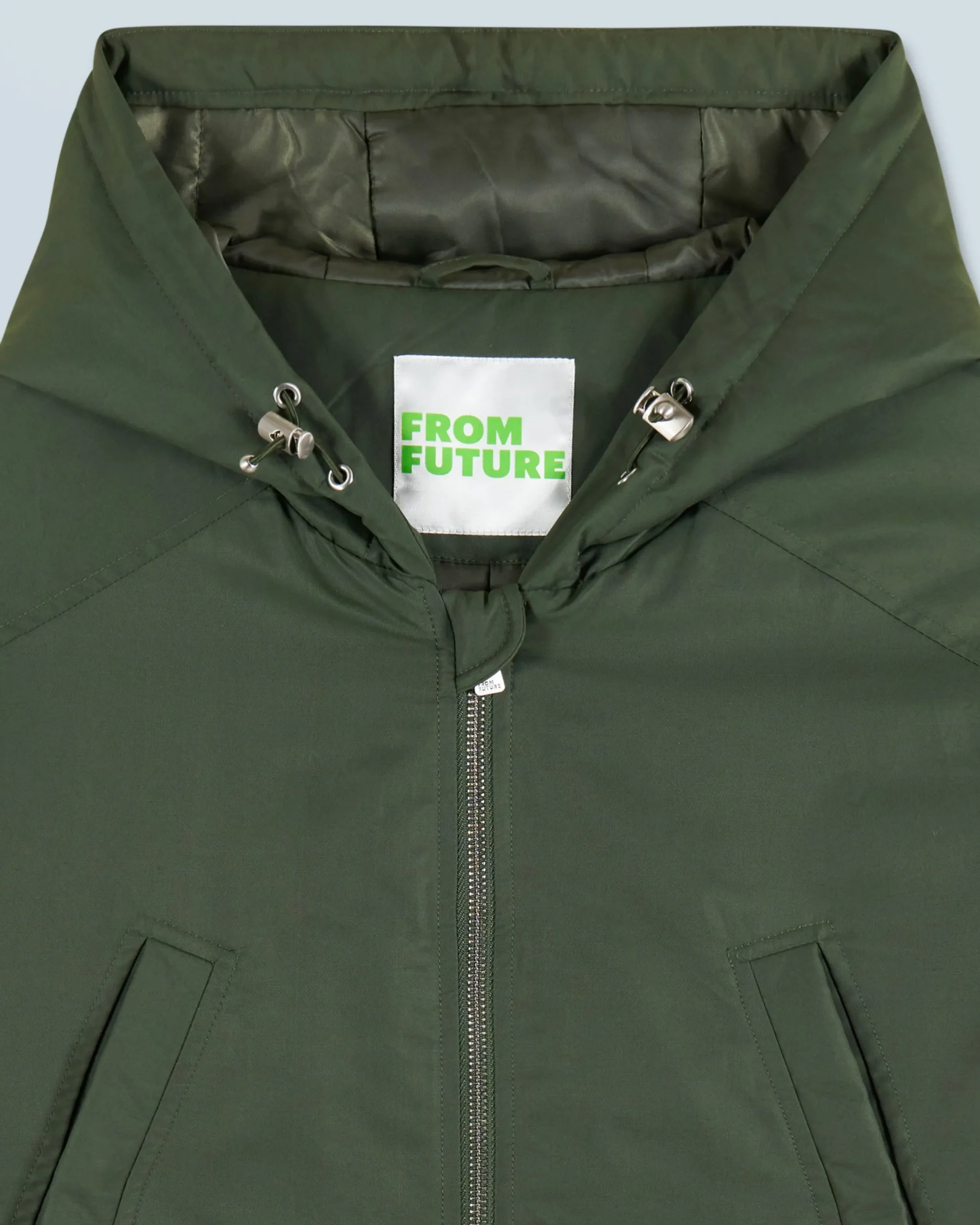 FROM FUTURE Outerwear Parka Kaki Cheap