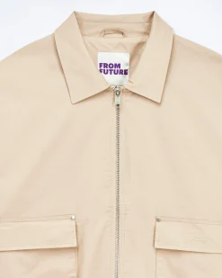 FROM FUTURE Outerwear Veste Beige Fashion