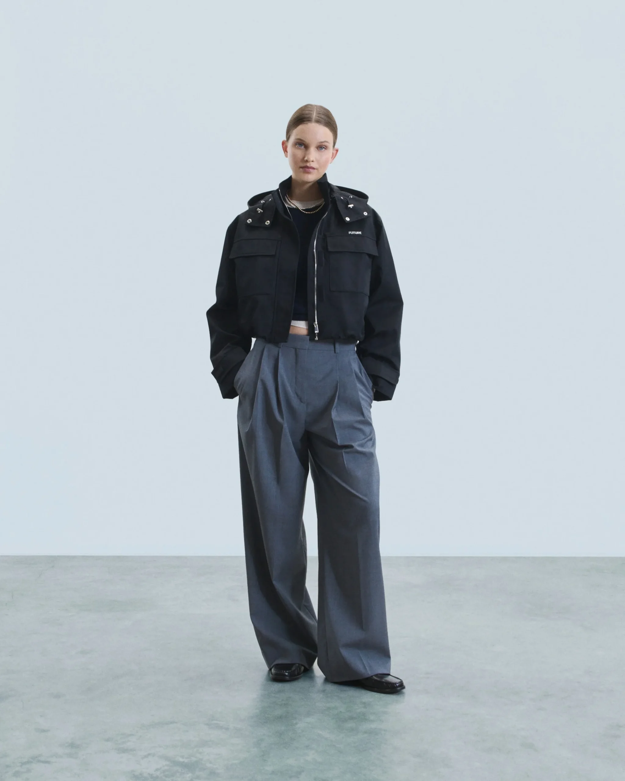 FROM FUTURE Outerwear Veste Noir Shop