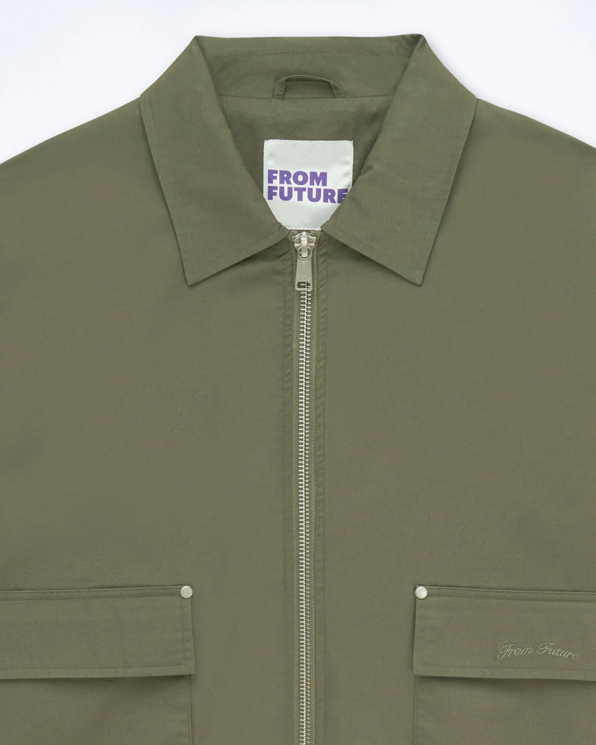 FROM FUTURE Outerwear Veste Kaki Best Sale