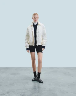 FROM FUTURE Outerwear Veste Bombers Matelassé Sable Discount