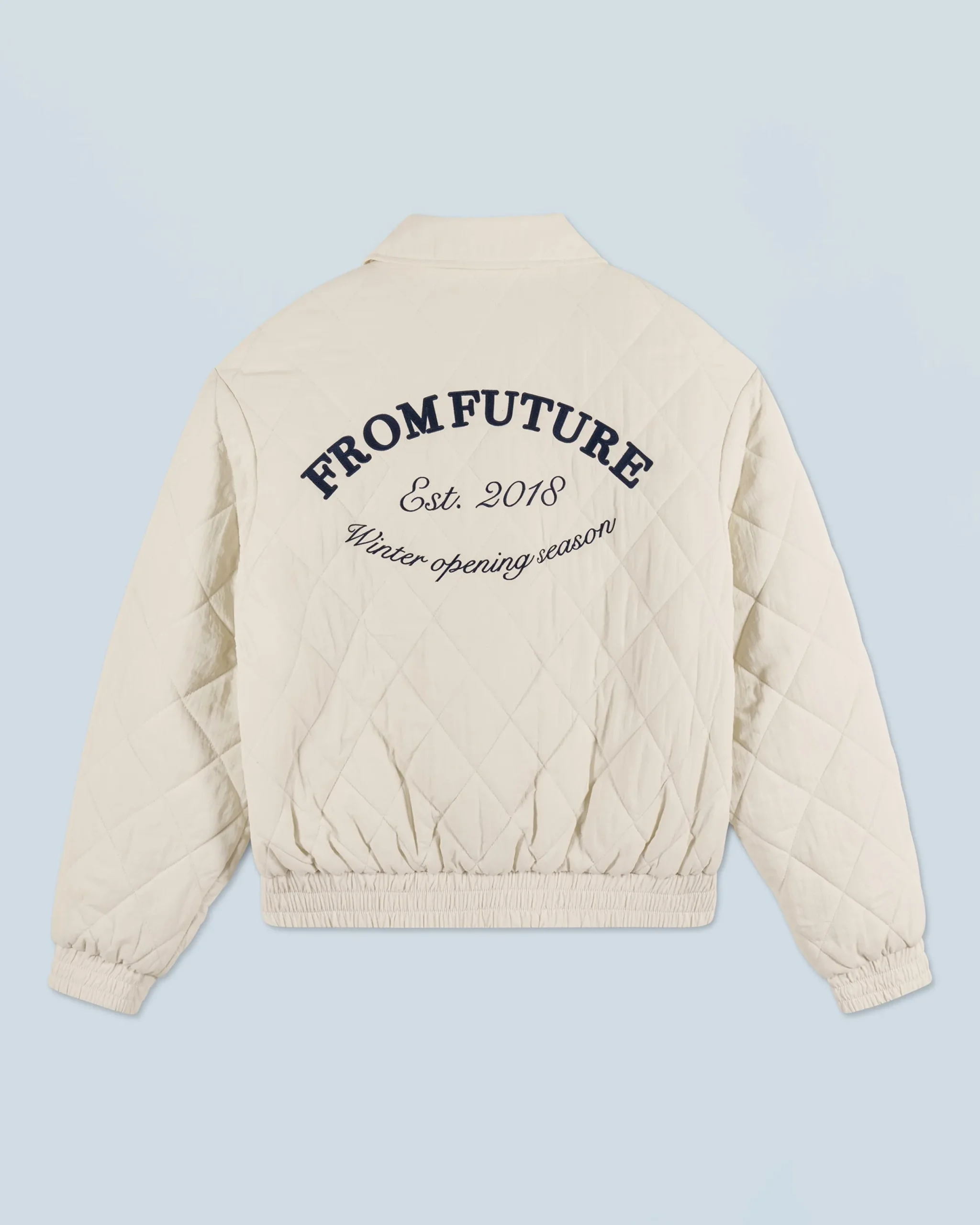 FROM FUTURE Outerwear Veste Bombers Matelassé Sable Discount