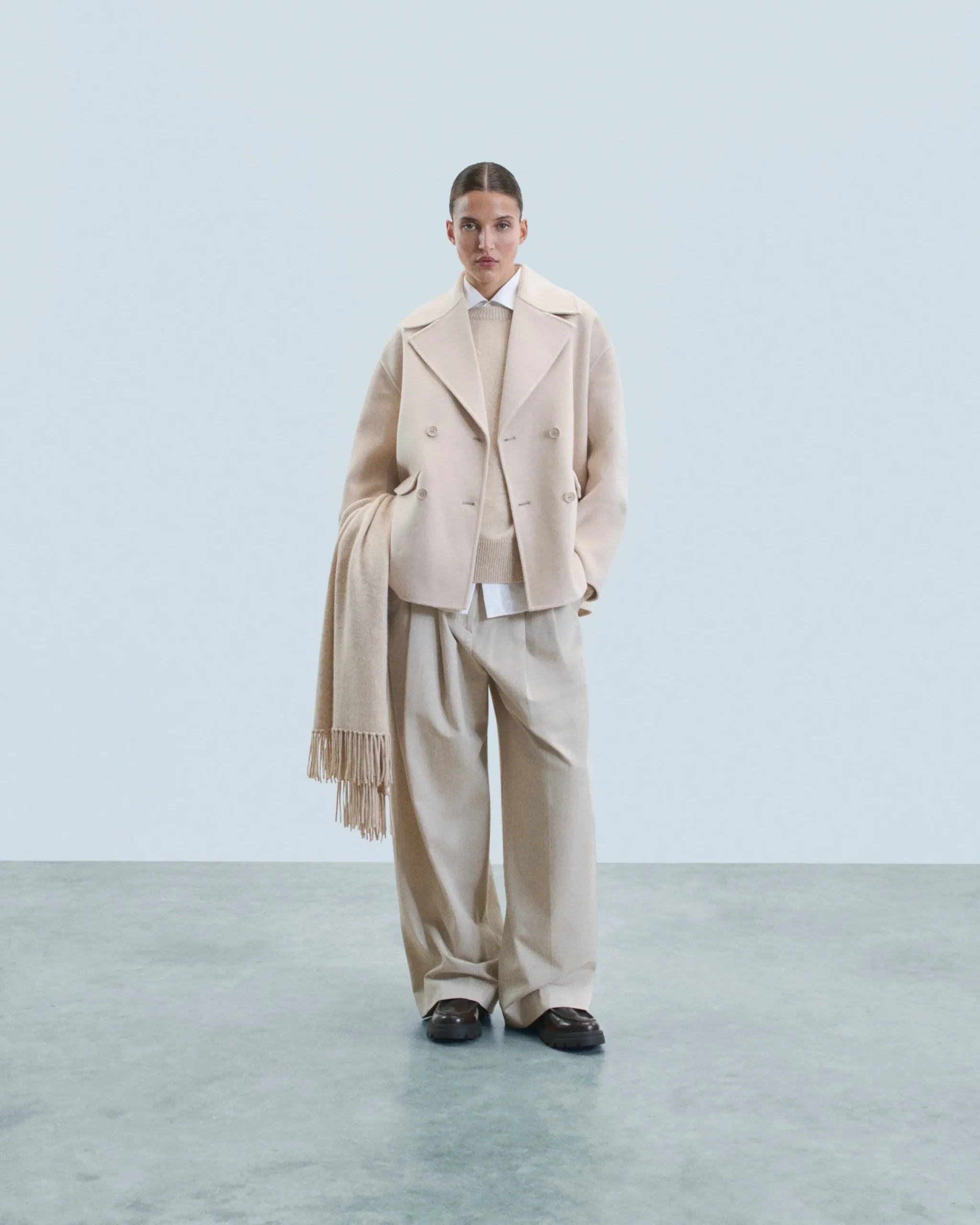 FROM FUTURE Outerwear Veste Caban Sable New