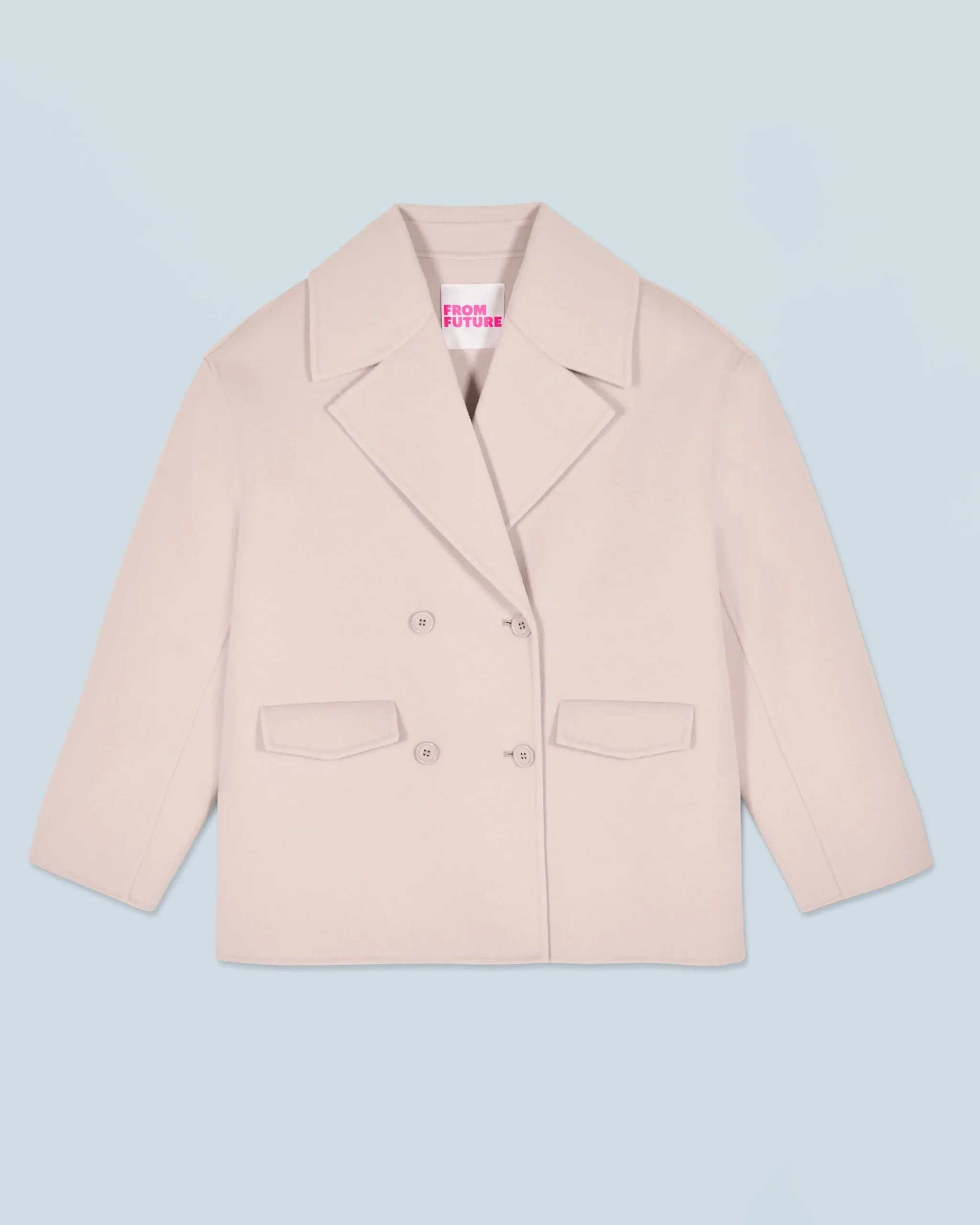 FROM FUTURE Outerwear Veste Caban Sable New
