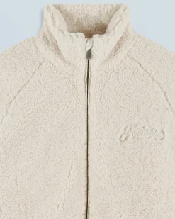 FROM FUTURE Outerwear Veste Sherpa Ecru Fashion