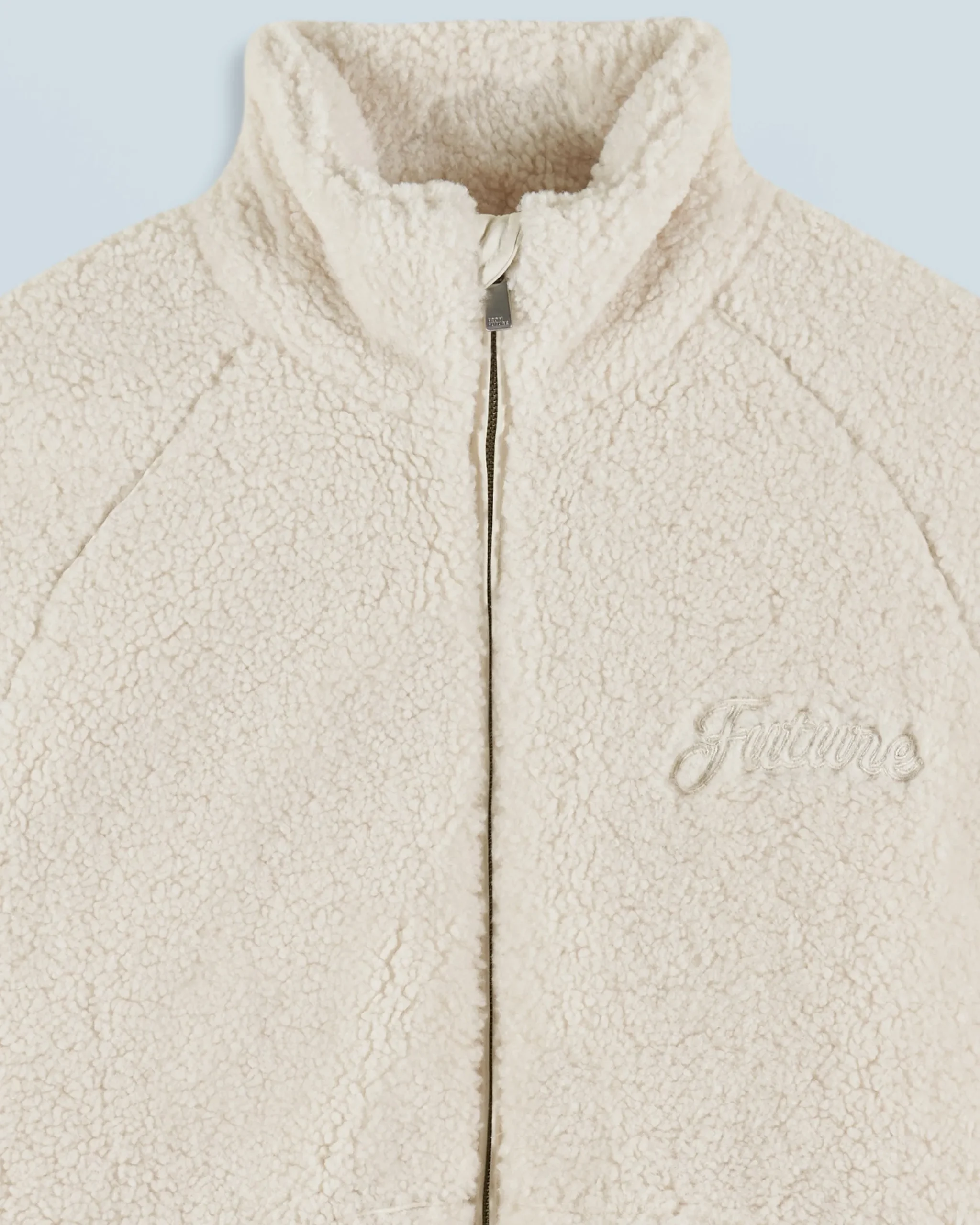 FROM FUTURE Outerwear Veste Sherpa Ecru Fashion