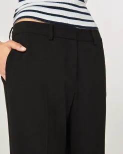 FROM FUTURE Pantalon Noir Cheap