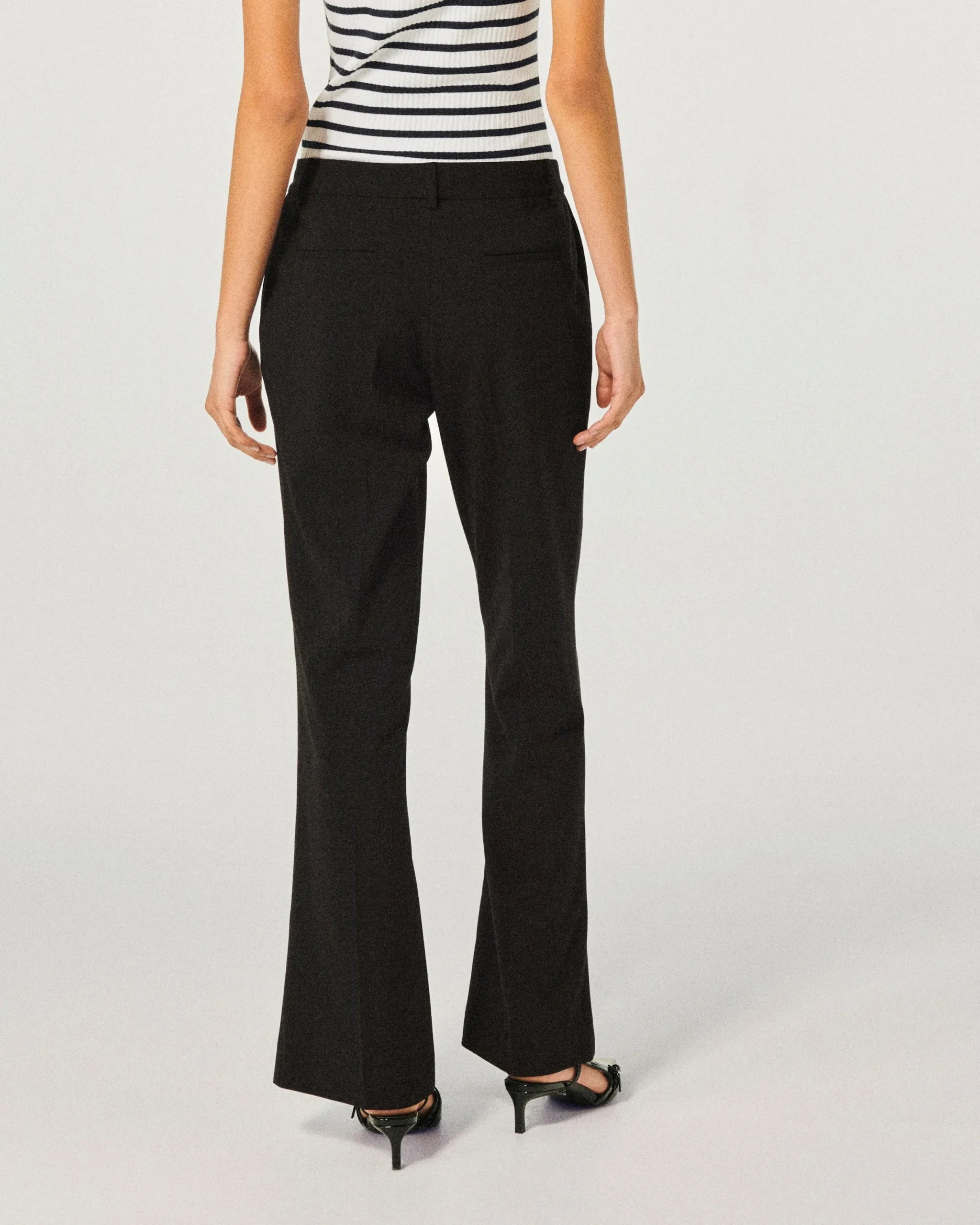 FROM FUTURE Pantalon Noir Cheap