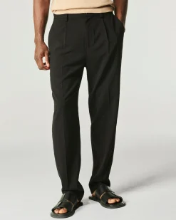 FROM FUTURE Pantalon Droit Tailoring Noir Discount