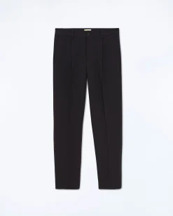 FROM FUTURE Pantalon Droit Tailoring Noir Discount