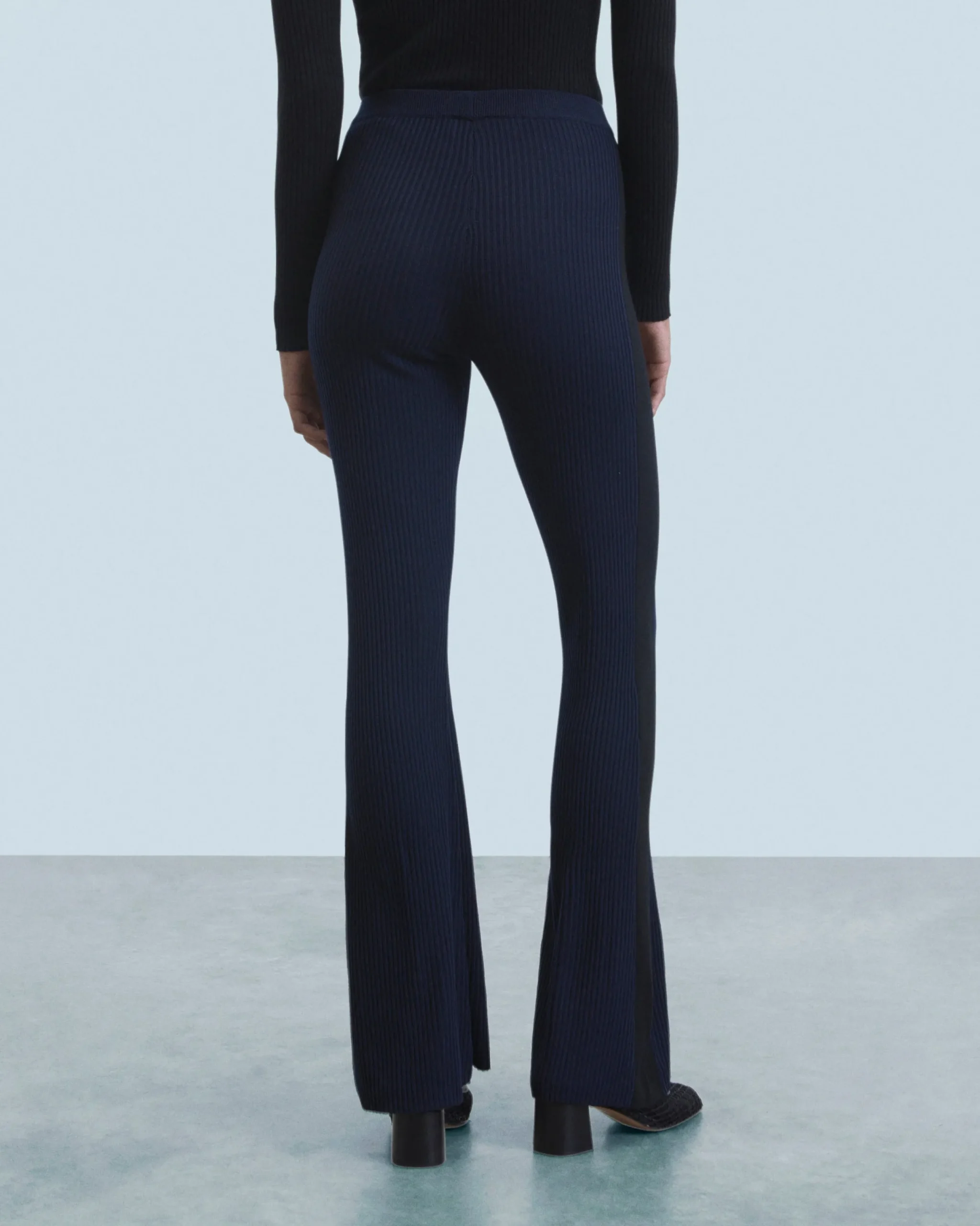 FROM FUTURE Pantalon Flare Navy Fashion