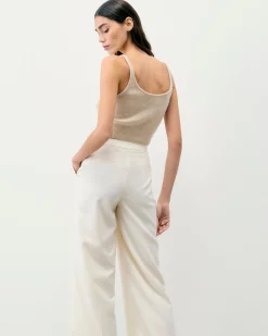 FROM FUTURE Pantalon Large Ecru Best