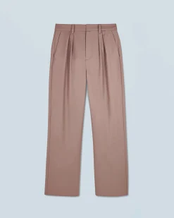 FROM FUTURE Pantalon Large Tailoring Taupe Cheap