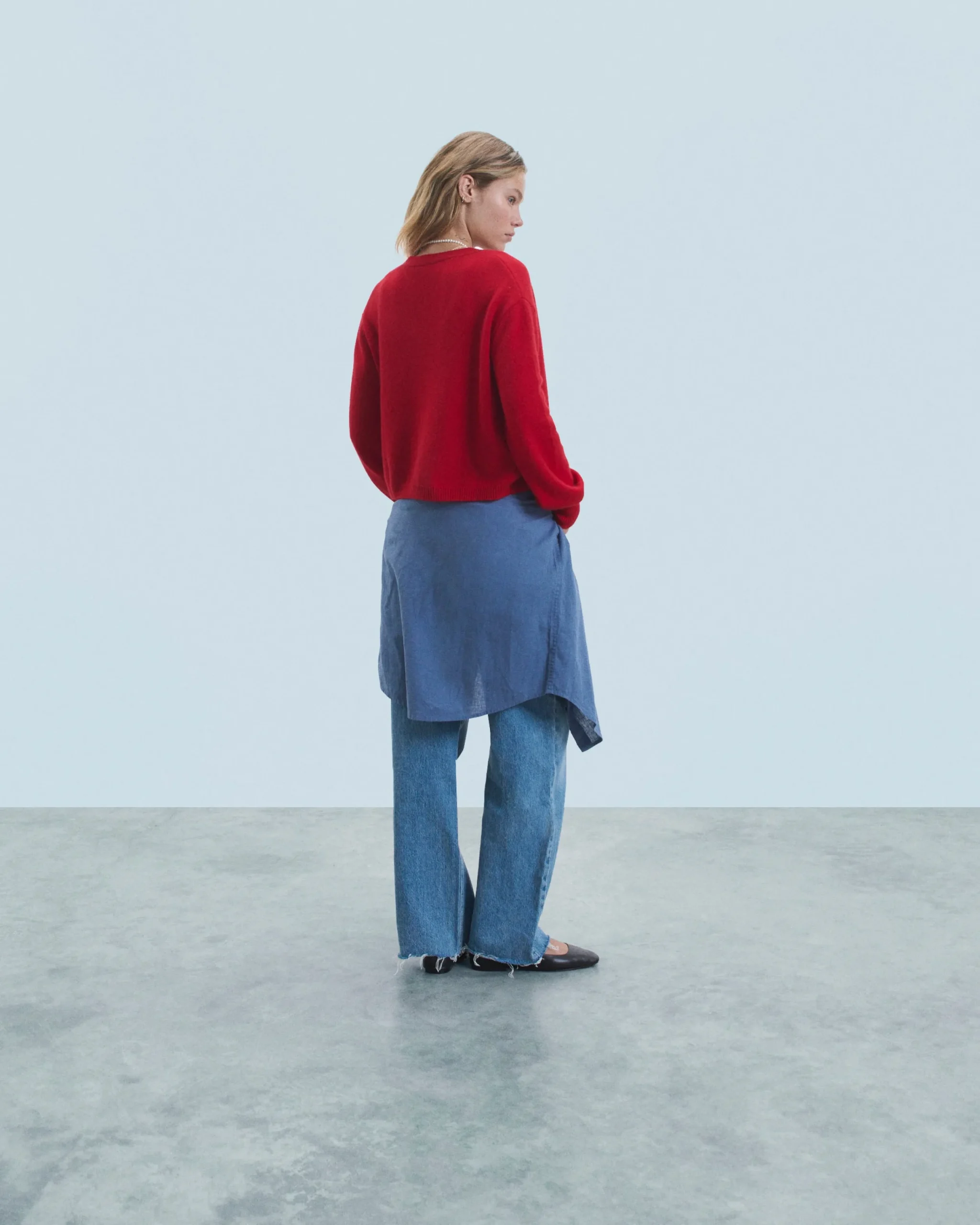 FROM FUTURE Pull Cardigan HotRed Fashion