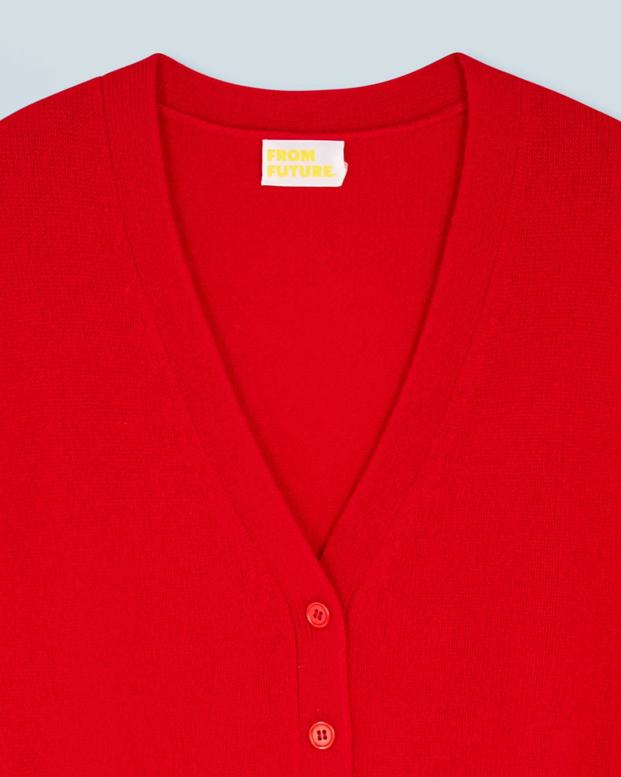 FROM FUTURE Pull Cardigan HotRed Fashion