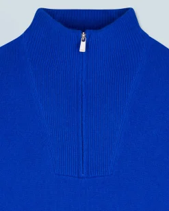 FROM FUTURE Pull Col Camionneur Oversize PopBlue Cheap
