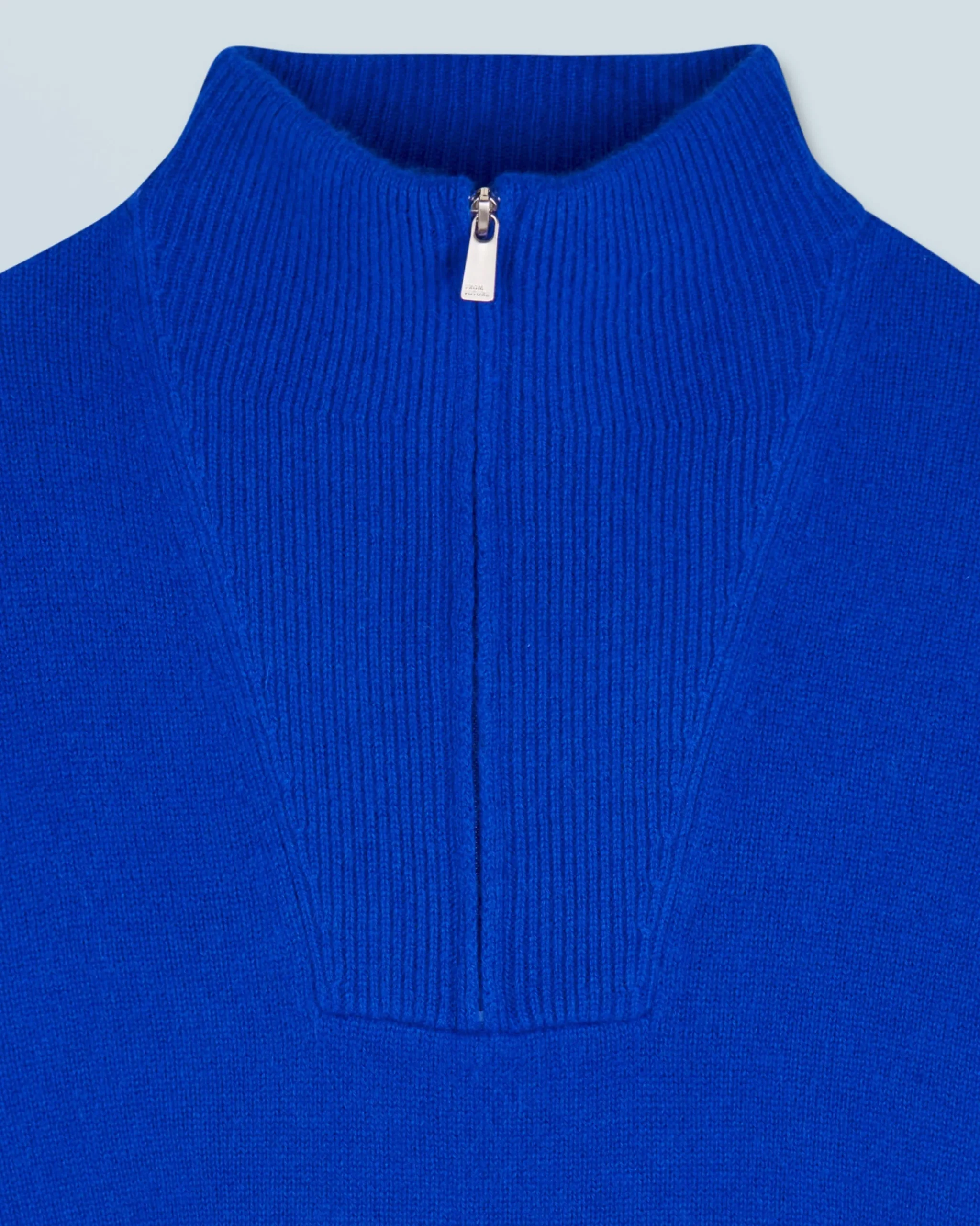 FROM FUTURE Pull Col Camionneur Oversize PopBlue Cheap