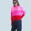 FROM FUTURE Pull Col Montant BrightRed Fashion